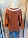 V Neck Color Trip Top