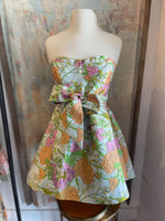 Tube Mini Dress with Waist Bow
