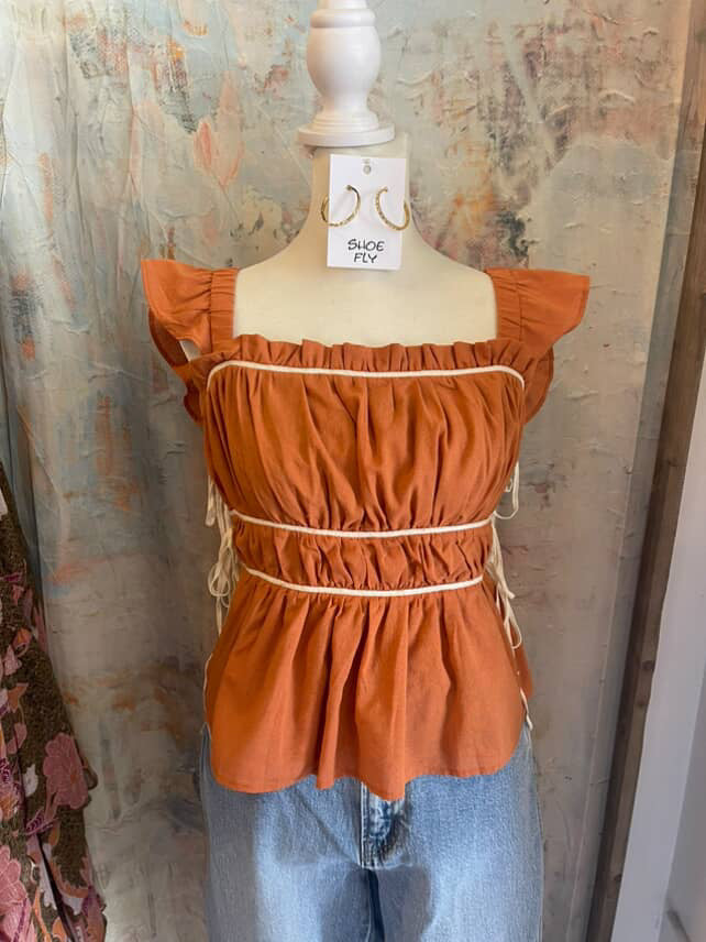 Side Tie Detail Top_
