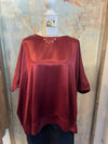 Oversize Satin Top