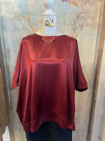Oversize Satin Top