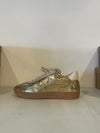 Gold Distress Sneakers