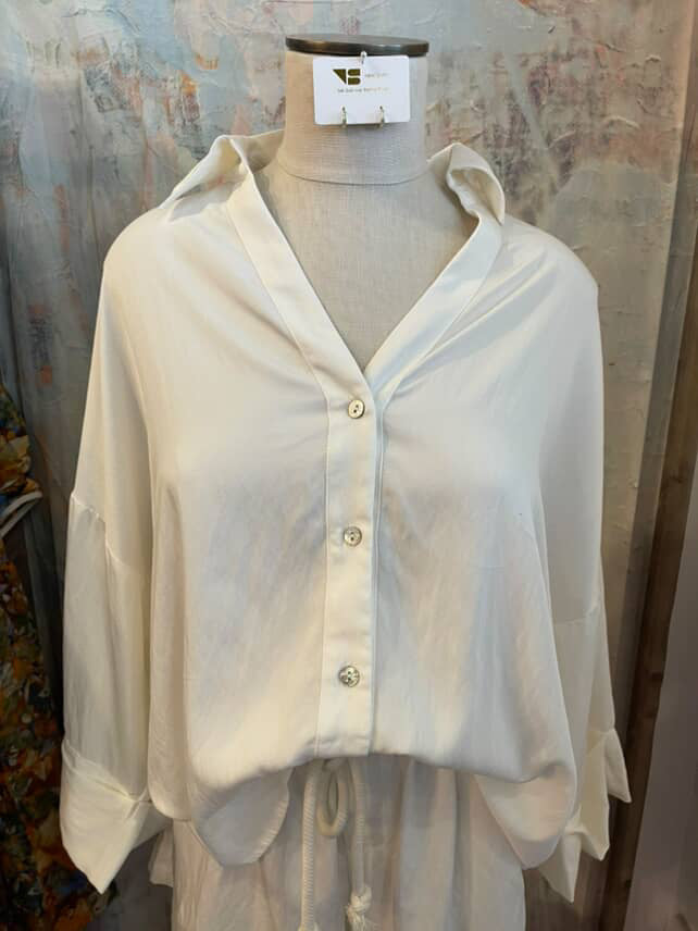 V Neck Wide Fit Shirt