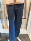Dark Crop Denim Flare
