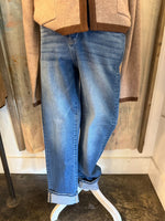 Cuff Detail Denim Jeans