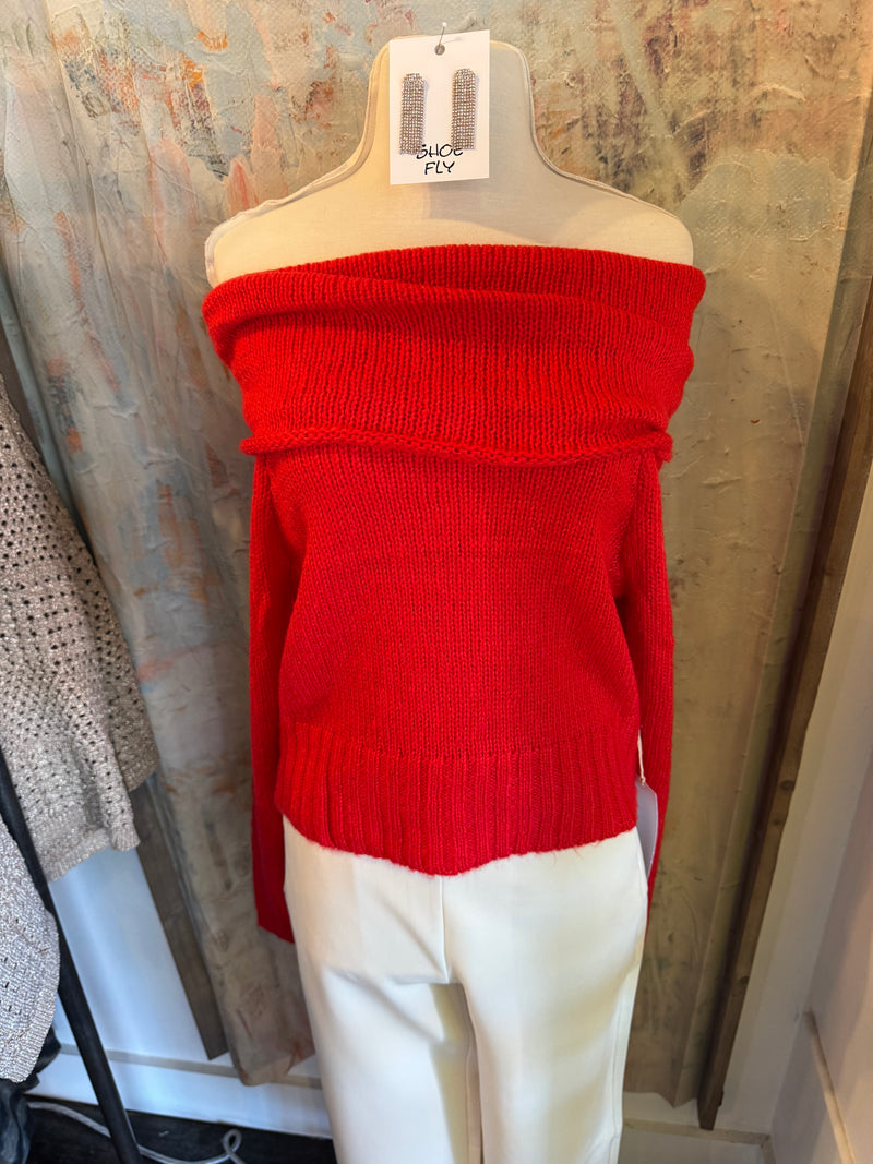 OTS Red Long Sleeve Sweater