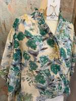 Floral Print Button Down Top