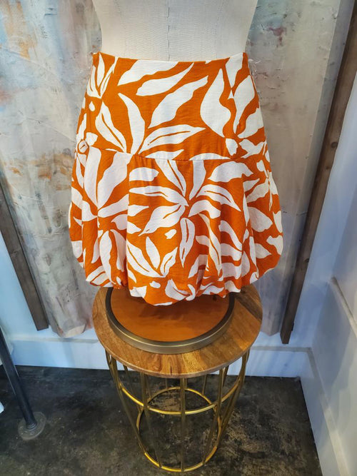 Bubble Print Skirt
