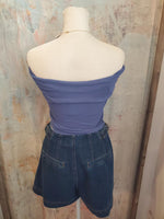 Ruched Front OTS Top