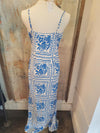 Floral Spaghetti Strap Midi Dress