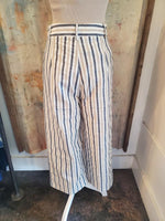 Stripe Pattern Trouser Pants