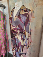 Midi Shirt Wrap Dress