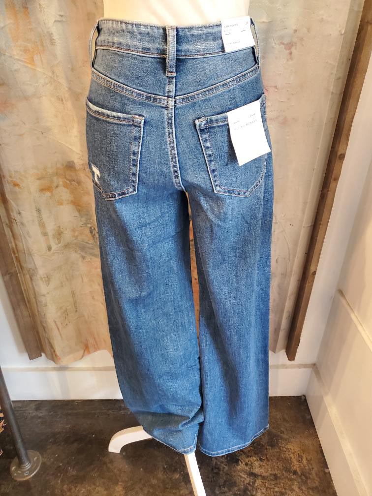 Super High Rise Wide Denim