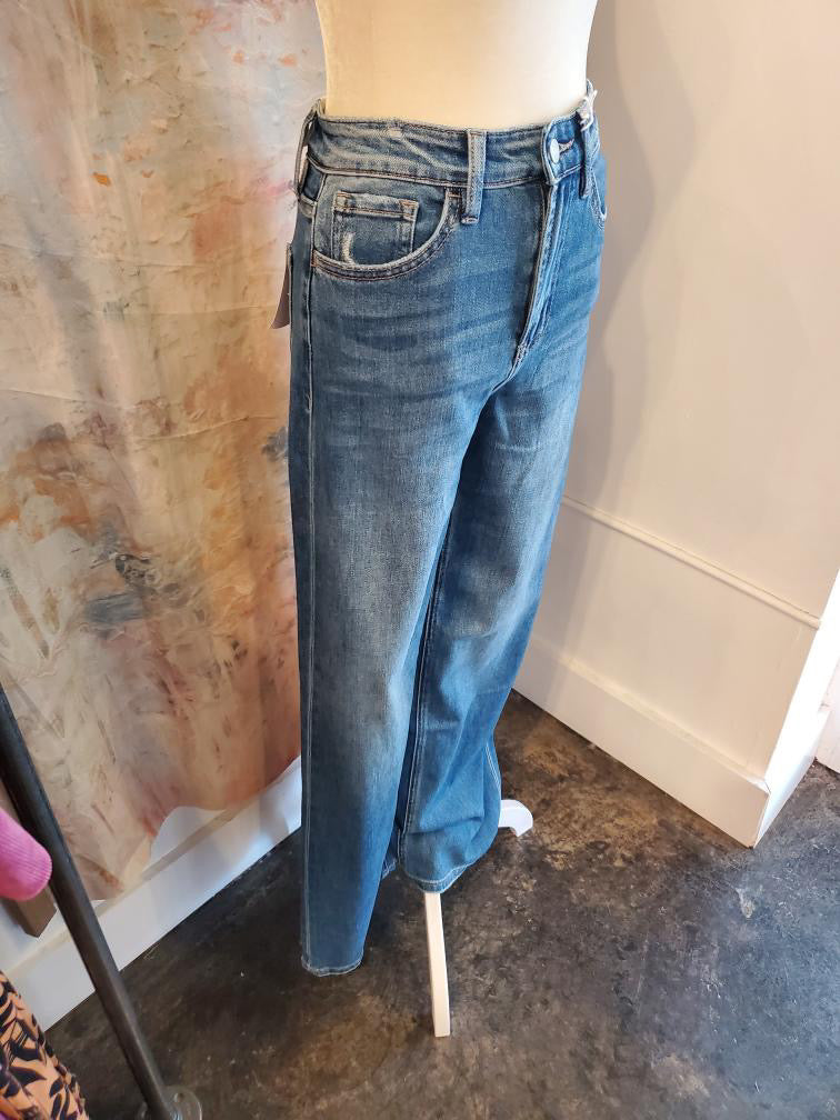 Super High Rise Wide Denim