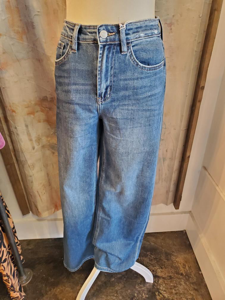 Super High Rise Wide Denim