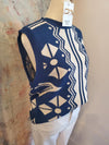 Sleeveless Pattern Knit Top
