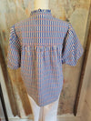Puff Sleeve Stripe Top