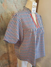 Puff Sleeve Stripe Top