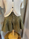 Twill Olive Shorts