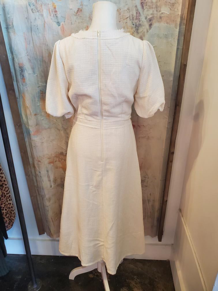 Tweed Midi Dress