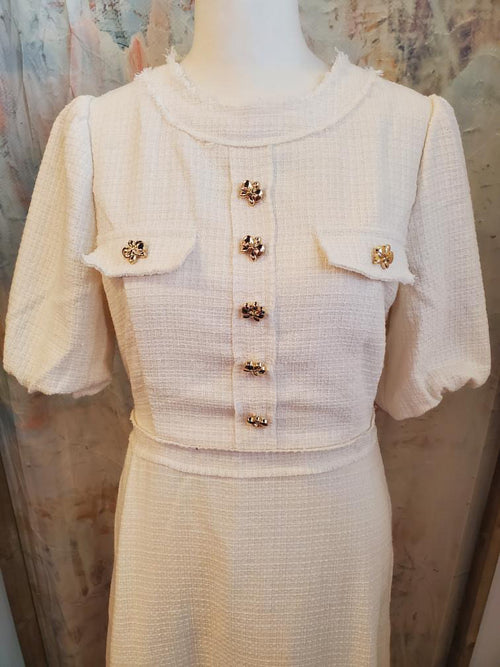 Tweed Midi Dress