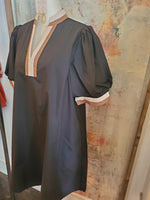 Border Detail Pocket Dress