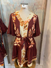 Puff Sleeve Detail Button Up Dress with Pockets