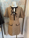 Tweed Double Bow Dress