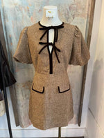 Tweed Double Bow Dress