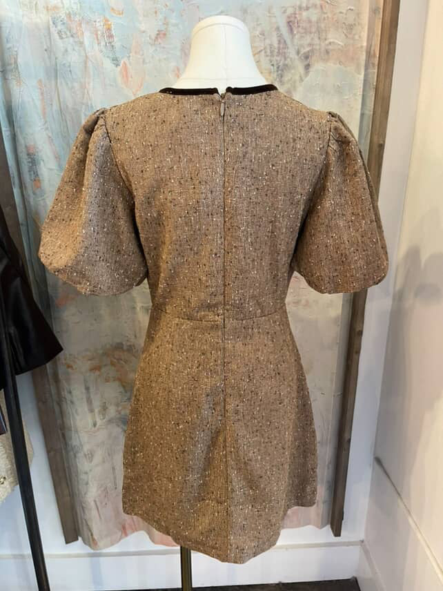 Tweed Double Bow Dress