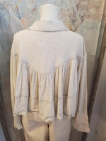 Stitch Detail Long Sleeve Top