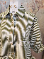 Button Up Peplum top