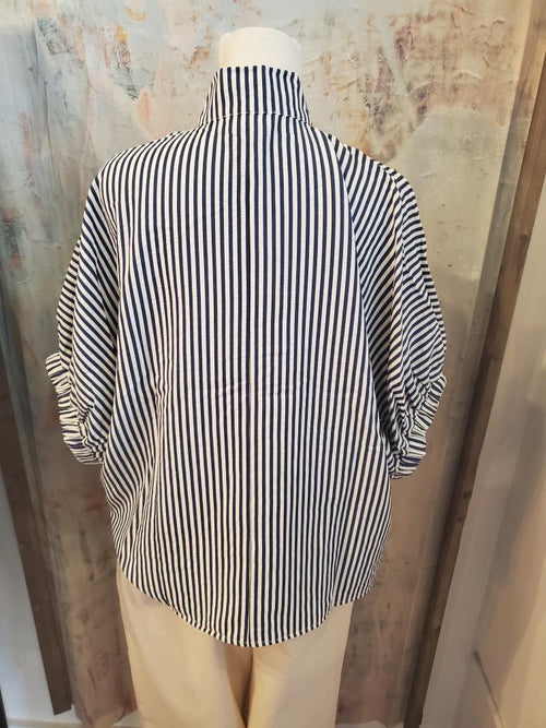 Stripe Detail Trim Top