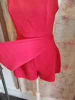 Halter Neck Wrap Romper__