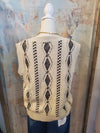 Diamond Stitch Sweater Vest Top