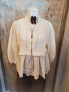 Babydoll Sweater with Half Zip