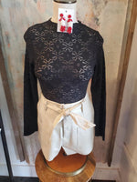 Faux Leather Tie Front Shorts