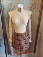 Thick Plaid Skirt