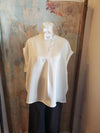 V Neck Short Sleeve Oversized Top