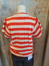 Short Sleeve Stripe Knit Top