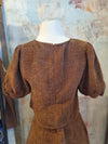 Tweed Puff Sleeve Top