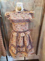 Paisley Smocked Mini Dress