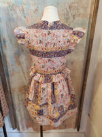 Paisley Smocked Mini Dress