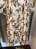 Floral Shirt Dress Lined with Pockets