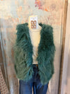 Shag Green Vest