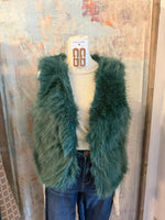 Shag Green Vest