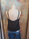 Embellished Mesh Tank