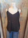 Embellished Mesh Tank