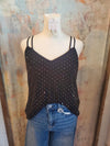 Embellished Mesh Tank