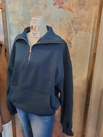 Half Zip Cotton Soft Sweatshirt